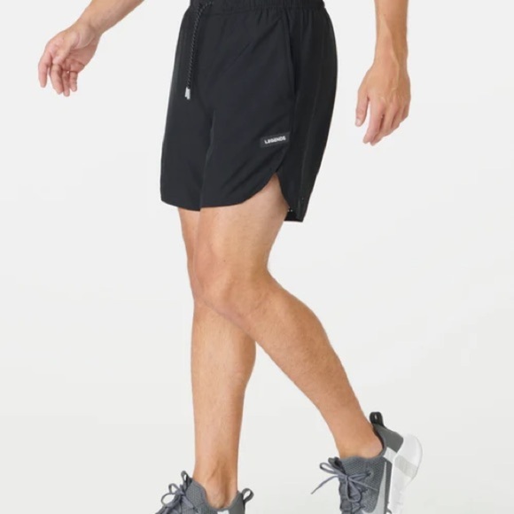 Legends Gray Striped Athletic Luka Lined Shorts Medium - Picture 7 of 7